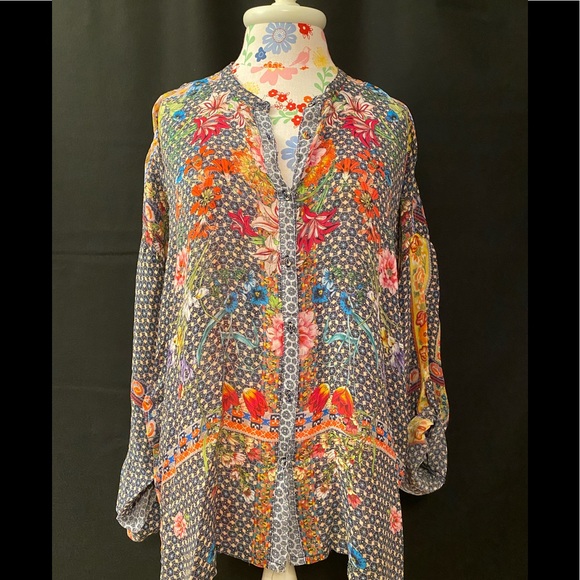 johnny was allegra peasant blouse